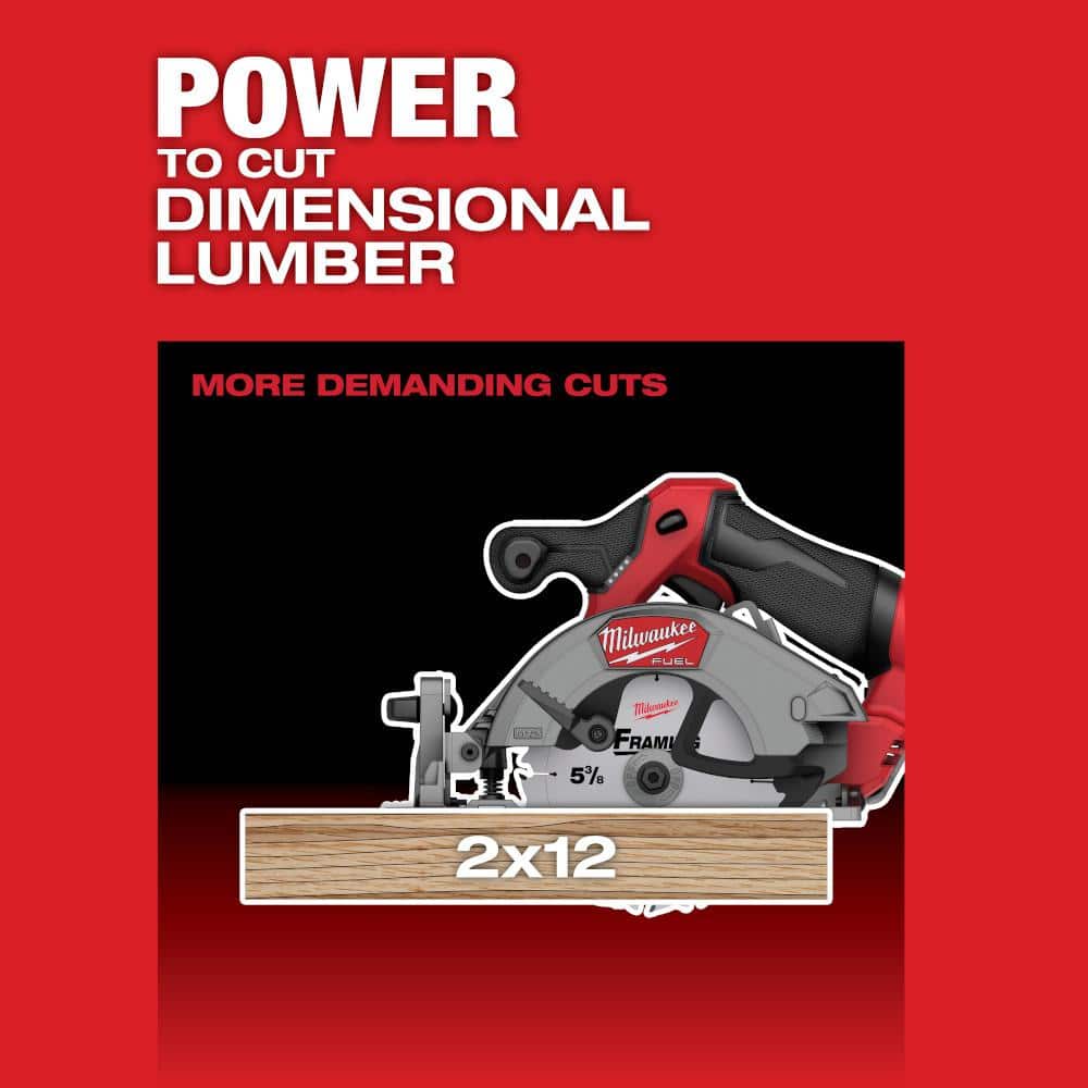 M12 FUEL 12V Lithium-Ion Brushless 5-3/8 in. Cordless Circular Saw (Tool-Only)