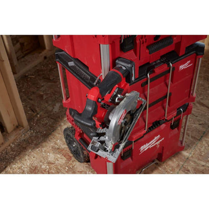 M12 FUEL 12V Lithium-Ion Brushless 5-3/8 in. Cordless Circular Saw with M12 XC 5.0 Ah Battery (2-Pack) Starter Kit