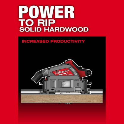 M18 FUEL 18V Lithium-Ion Cordless Brushless 6-1/2 in. Plunge Cut Track Saw w/5.0 Ah Battery