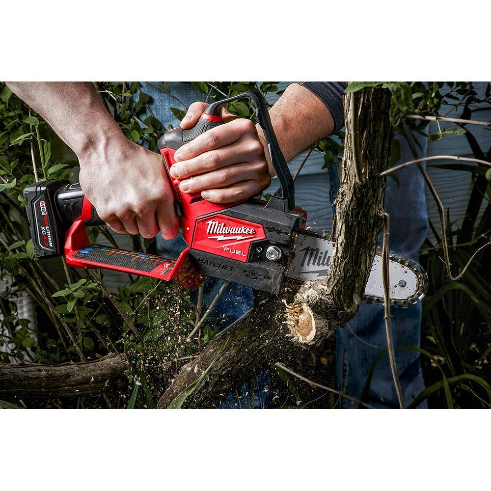 M12 FUEL 6 in. 12V Lithium-Ion Brushless Electric Cordless Battery Pruning Saw HATCHET (Tool-Only)