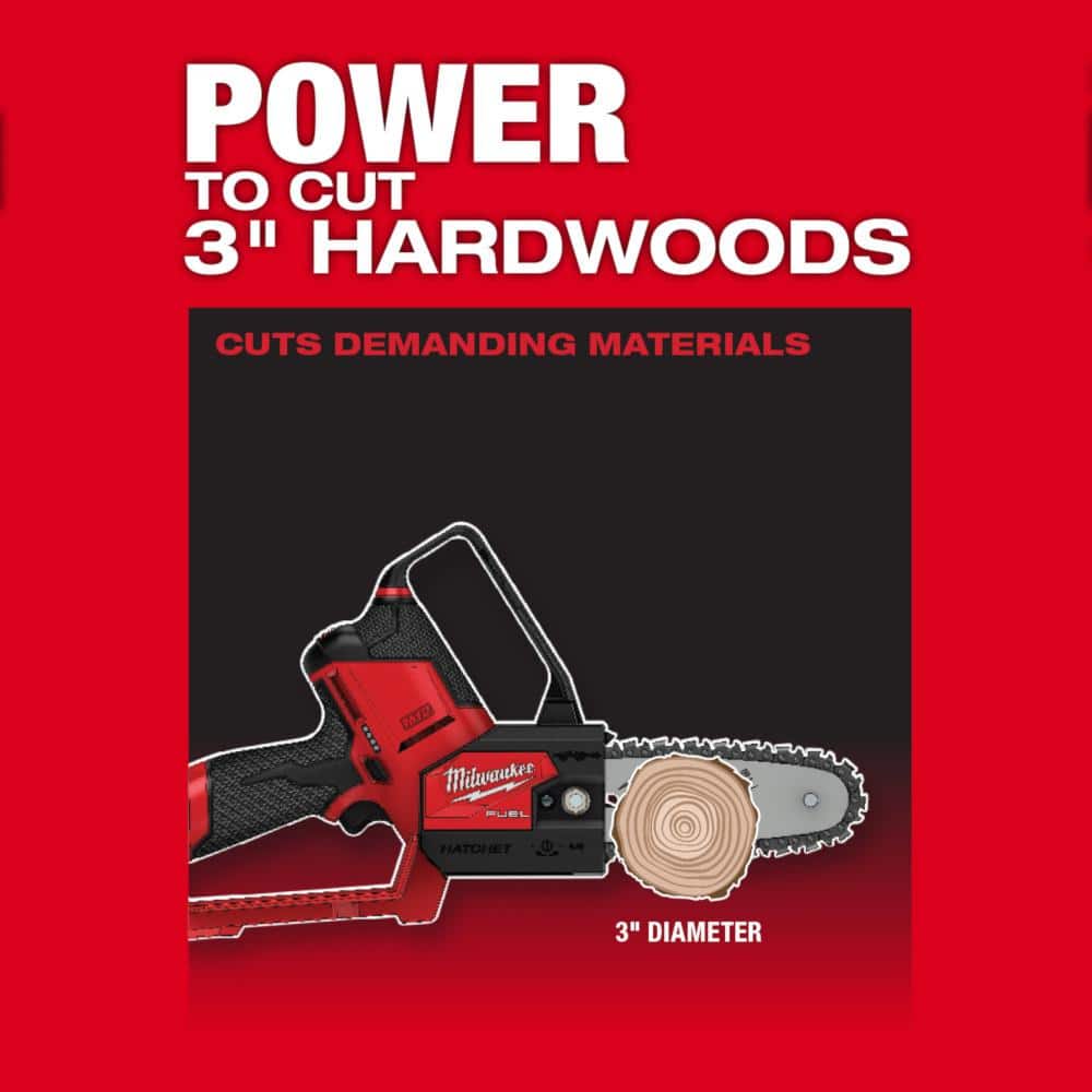 M12 FUEL 12V Lithium-Ion Brushless Battery 6 in. HATCHET Pruning Saw Kit with 4.0 Ah Battery and Charger