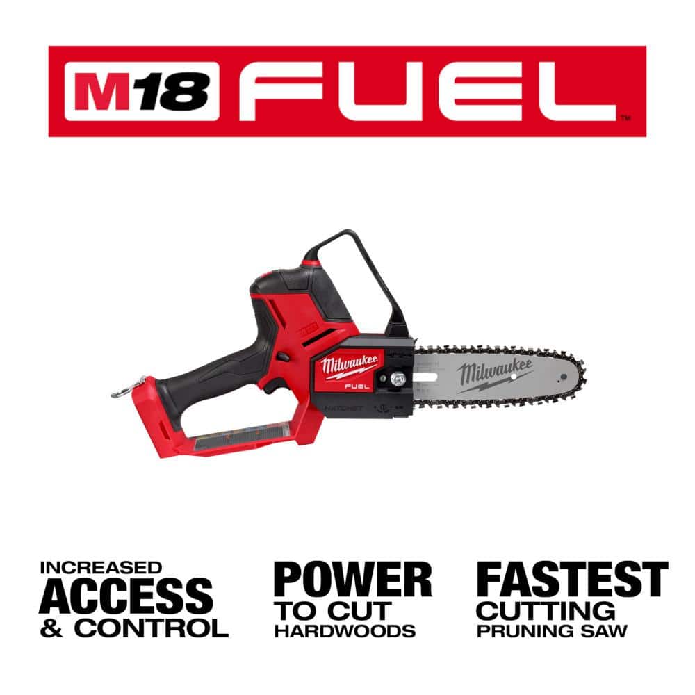 M18 FUEL 18V Lithium-Ion Brushless Battery 8 in. HATCHET Pruning Saw (Tool-Only)