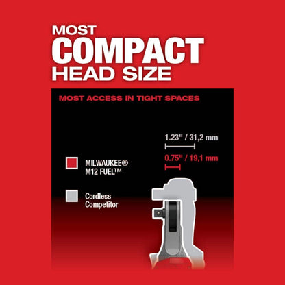 M12 FUEL 12-Volt Lithium-Ion Brushless Cordless High Speed 3/8 in. Ratchet (Tool-Only)