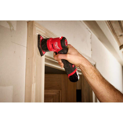 M12 FUEL 12-Volt Lithium-Ion Brushless Cordless Orbital Detail Sander w/XC 4.0 Ah Battery Pack