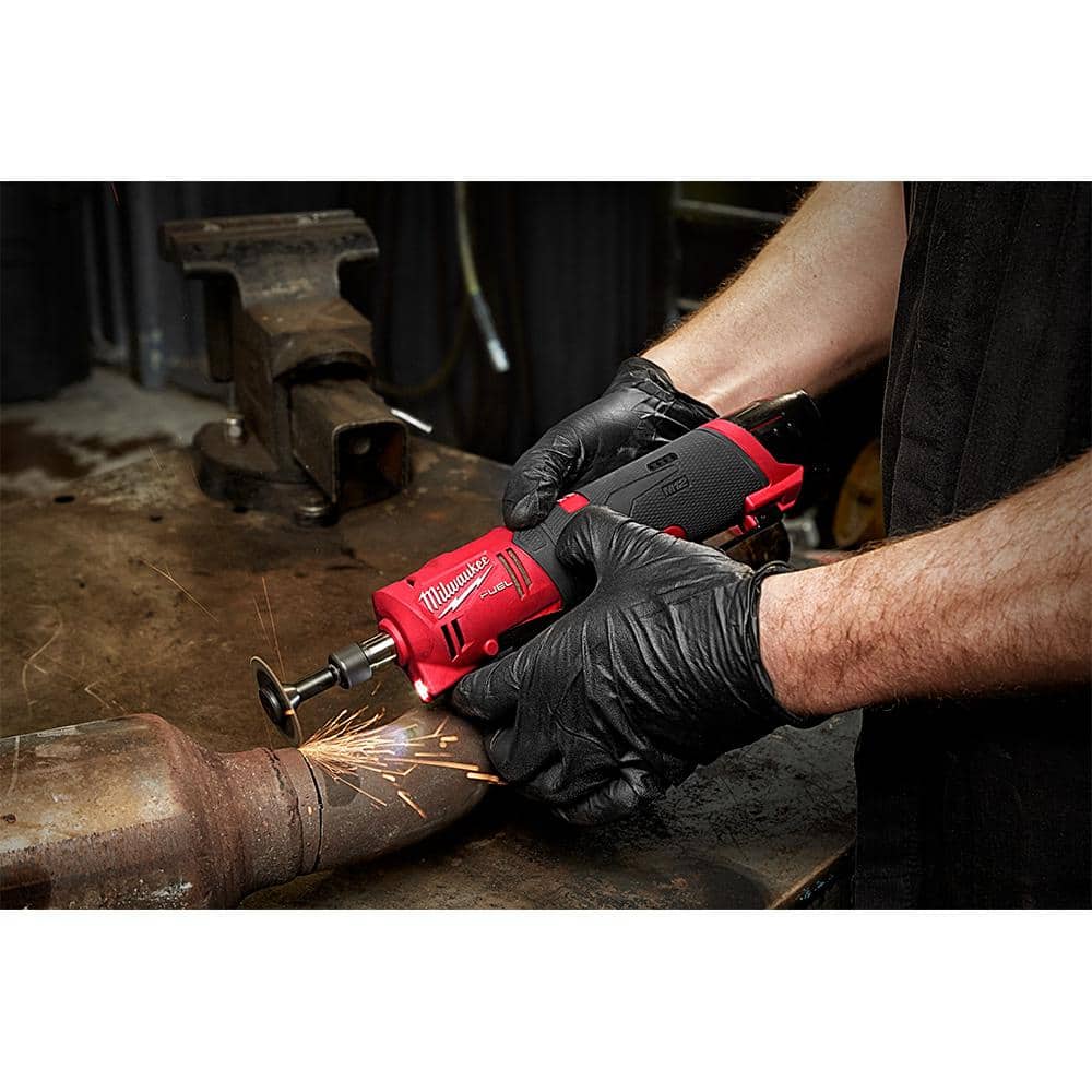 M12 FUEL 12V Lithium-Ion Brushless Cordless 1/4 in. Straight Die Grinder (Tool-Only)