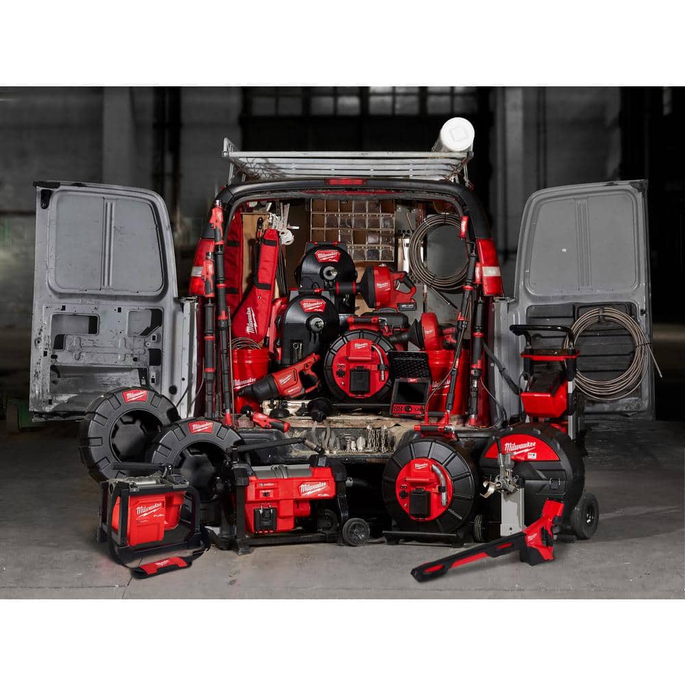M18 18V Lithium-Ion 3/8 in. x 75 ft. Cable Cordless Drain Cleaning Drum Machine Kit