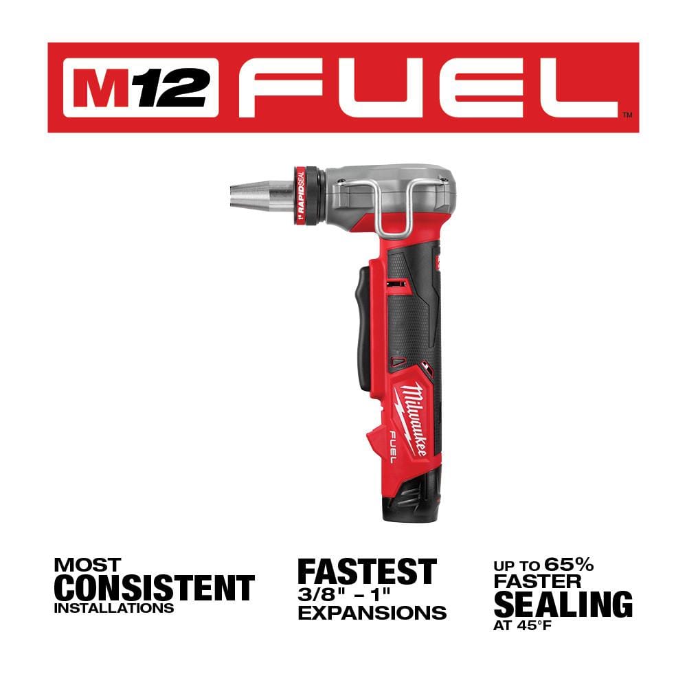 M12 FUEL RAPID SEAL ProPEX Expander Heads With 1/2 in. - 1 in. ProPEX Expansion Tool With M12 PVC Pipe Shear