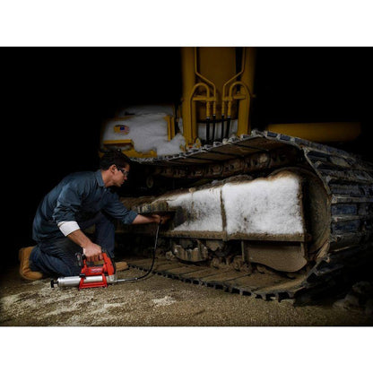 M12 12-Volt Lithium-Ion Cordless Grease Gun with M12 12-Volt Lithium-Ion CP High Output 2.5 Ah Battery Pack