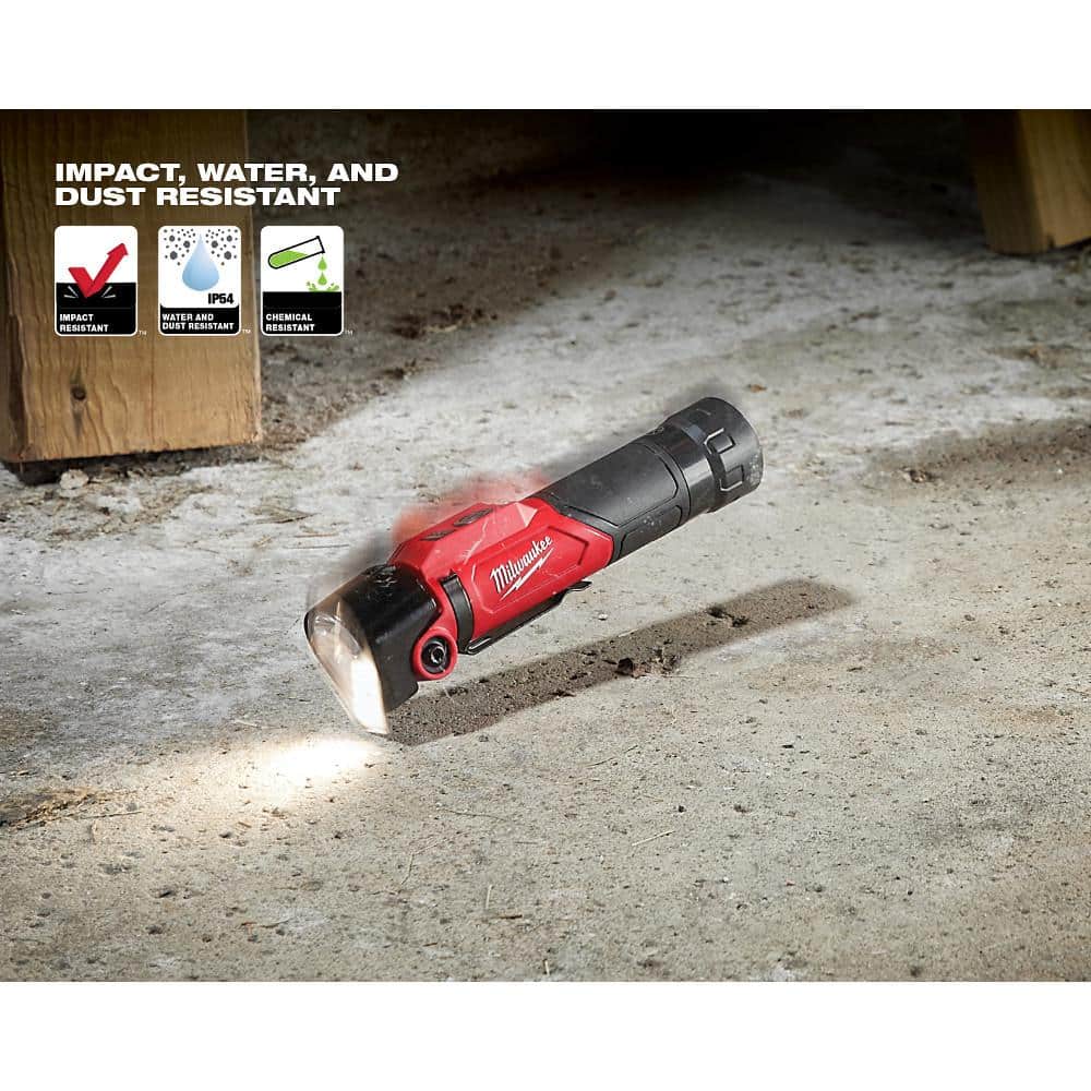 500 Lumens LED Pivoting REDLITHIUM USB Flashlight & 500 Lumens LED Pivoting REDLITHIUM USB Flashlight (2-Pack)