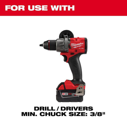 3/8 in. Quick Change Large Hole Saw Arbor W/ Pilot Drill Bit