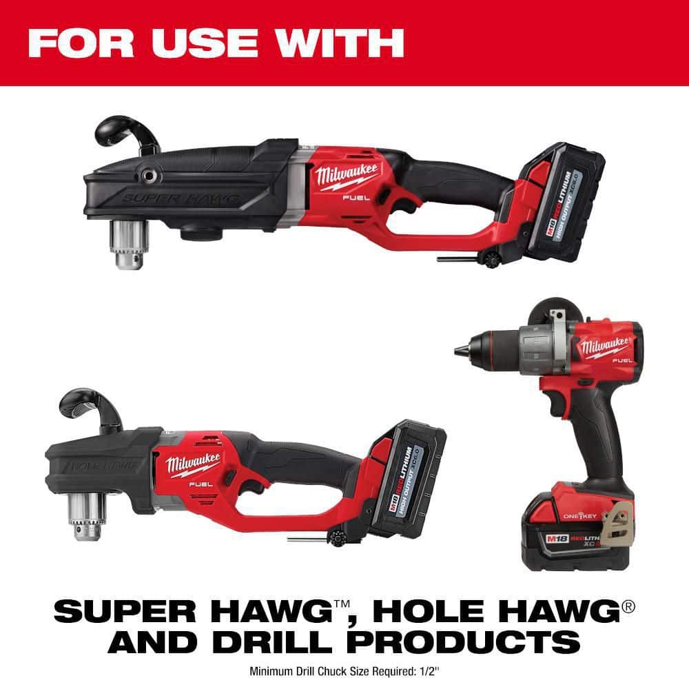 BIG HAWG Carbide Hole Saw Kit (9-Piece) with PACKOUT Case