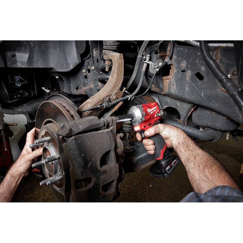 M12 FUEL 12V Lithium-Ion Brushless Cordless Stubby 3/8 in. Impact Wrench (Tool-Only)