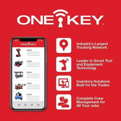 M18 FUEL ONE-KEY 18V Li-Ion Brushless Cordless 3/4 in. High-Torque Impact Wrench with Friction Ring, Resistant Batteries