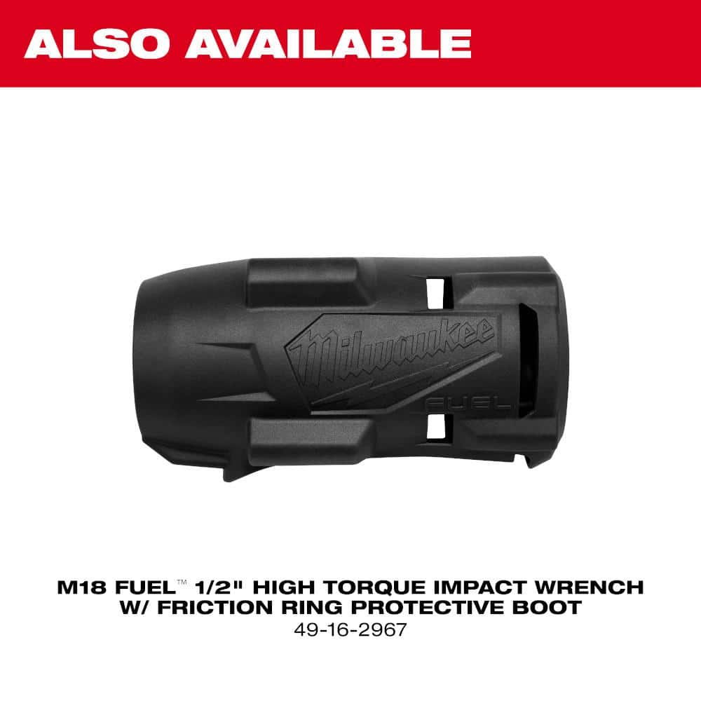 M18 FUEL 18V Lithium-Ion Brushless Cordless 1/2 in. Impact Wrench with Friction Ring (2-Tool)