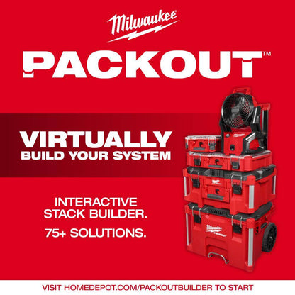 M18 18-Volt Lithium-Ion Brushless Cordless PACKOUT Jobsite Fan (Tool-Only)