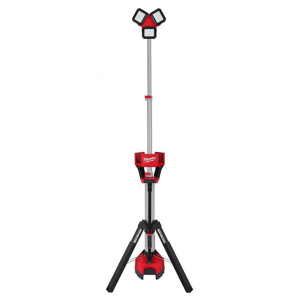 M18 18-Volt Lithium-Ion Cordless 6,000 Lumens Rocket Dual Power Tower Light with Charger (Tool-Only)