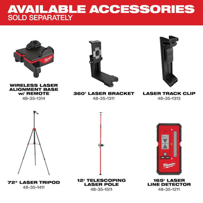 Green 100 ft. Cross Line and Plumb Points Rechargeable Laser Level with REDLITHIUM Lithium-Ion USB Battery and Charger