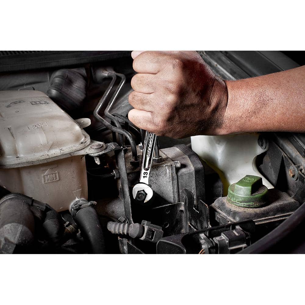 Combination SAE and Metric Wrench Mechanics Tool Set (30-Piece)