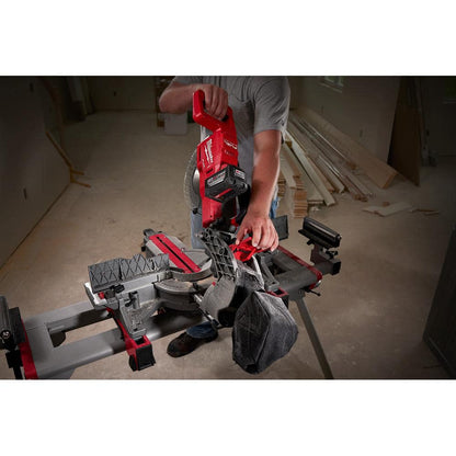 M18 FUEL 18V Lithium-Ion Brushless 10 in. Cordless Dual Bevel Sliding Compound Miter Saw with 8-1/4 in. Table Saw