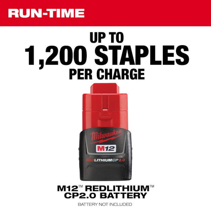 M12 12-Volt Lithium-Ion Cordless Cable Stapler (Tool-Only)