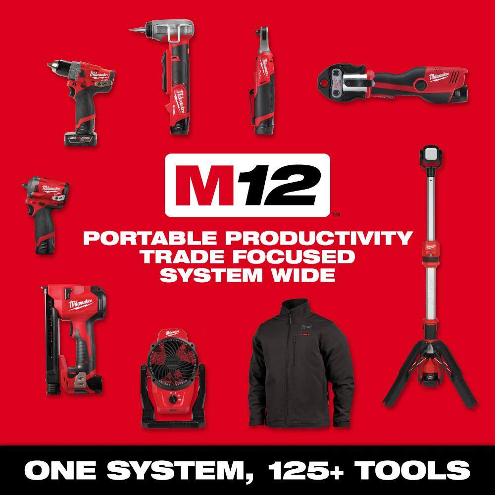 M12 12-Volt Lithium-Ion Cordless Cable Stapler (Tool-Only)