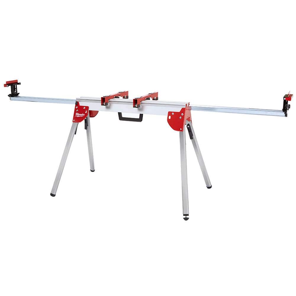 M18 FUEL ONE-KEY 18-Volt Lithium-Ion Brushless Cordless 8-1/4 in. Table Saw with Stand and 10 in. Miter Saw with Stand