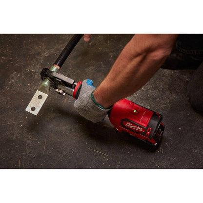 M18 18V Lithium-Ion Cordless Force Logic 600 MCM Crimper Kit with 600 MCM Copper U-Style Die Kit