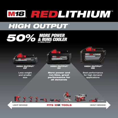 M18 18-Volt Lithium-Ion High Output XC 8.0 Ah Battery (4-Pack)
