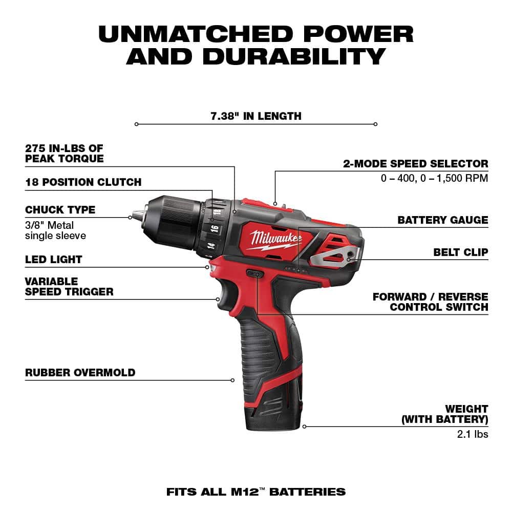 M12 12-Volt Lithium-Ion Cordless 2-Tool Combo Kit with M12 12-Volt Lithium-Ion Cordless 3/8 in. Crown Stapler