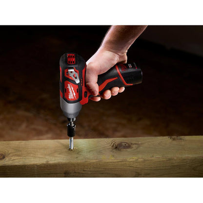 M12 12V Lithium-Ion Cordless 4-Tool Combo Kit with (2) Compact 1.5Ah Batteries and Charger