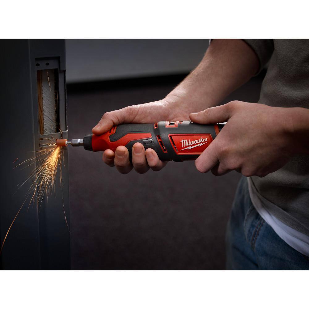M12 12V Lithium-Ion Cordless 4-Tool Combo Kit with (2) Compact 1.5Ah Batteries and Charger