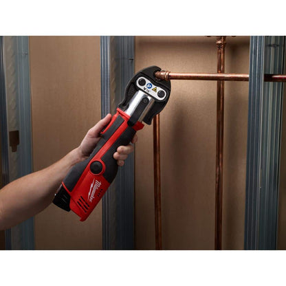 M12 12-Volt Lithium-Ion Force Logic Cordless Press Tool Kit w/ 1/2 in. - 1-1/4in. CTS Jaws, (2) 1.5Ah Batteries & Case