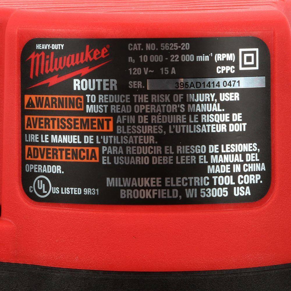 3-1/2 Max HP Fixed-Base Production Router