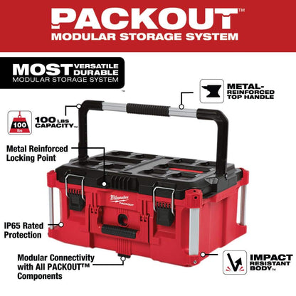 PACKOUT 22 in. Rolling Tool Box, 22 in. Large Tool Box and 22 in. Medium Tool Box