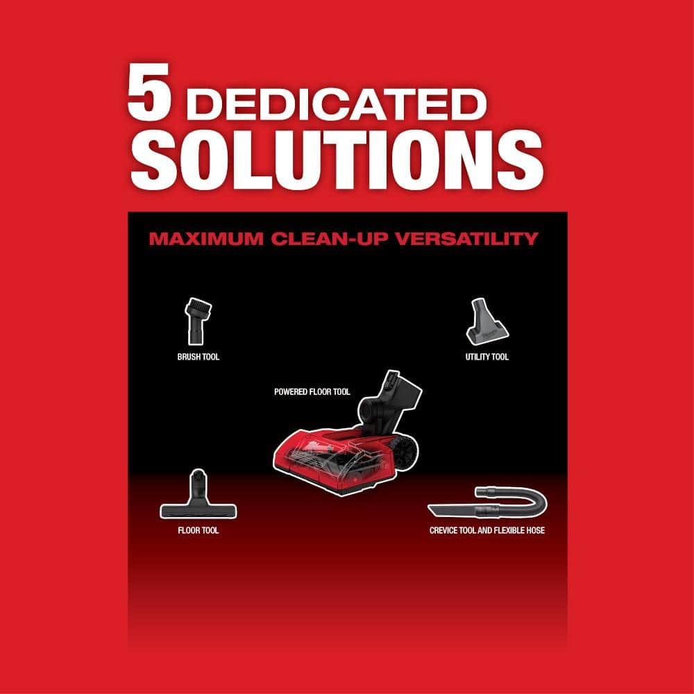 M18 FUEL 18-Volt Lithium-Ion Brushless 0.25 Gal. Cordless Jobsite Wet/Dry Vacuum (Vacuum-Only)